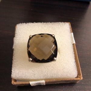 Smokey quartz cocktail ring